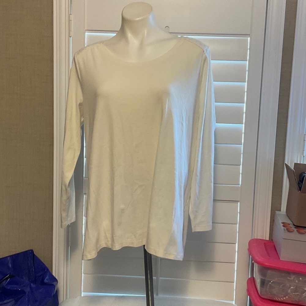 White Stag Women's Cream Long Sleeve Tee